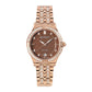Bonia Women BNB10628-2547S Brown Dial Rosegold Stainless Steel Watch
