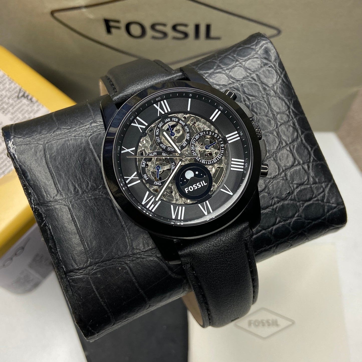 FOSSIL ME3028 Leather Automatic Mechanical