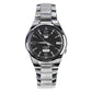 Seiko 5 SNK623K1 Automatic See-thru Back Black Dial Silver-Tone Stainless Steel Men's Watch