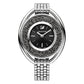 SWAROVSKI Crystalline Oval Watch Black Silver 5181664