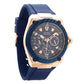 GUESS Legacy Multifunction Quartz Chronograph Blue Silicone Watch W1049G2 Unisex
