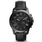 FOSSIL FS5132 Black Leather Chronograph