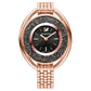 SWAROVSKI Crystalline Oval Watch Black Rosegold 5480507