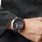 FOSSIL FS5237 Blue Leather Chronograph