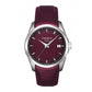TISSOT Couturier Burgundy Dial Leather T035.210.16.371.00 for Women