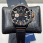 Tommy Hilfiger Men's Black Calfskin Leather Watch 1791136
