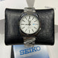 Seiko 5 SNKL41K1 White Dial Automatic See-thru Back Case Stainless Steel Bracelet Watch