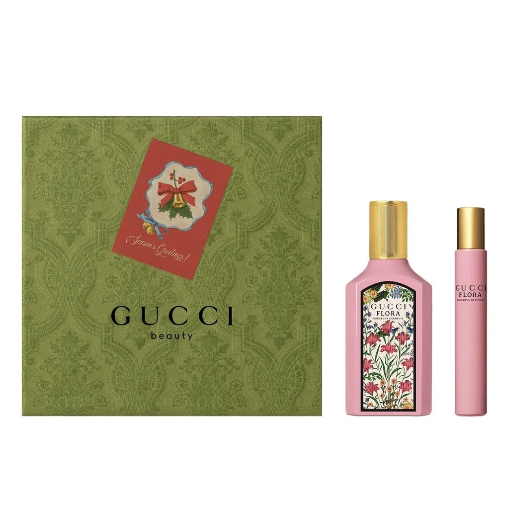 [GIFT SET] Gucci Flora Gorgeous Gardenia Eau De Parfum 50ml + 7.4ml for Her
