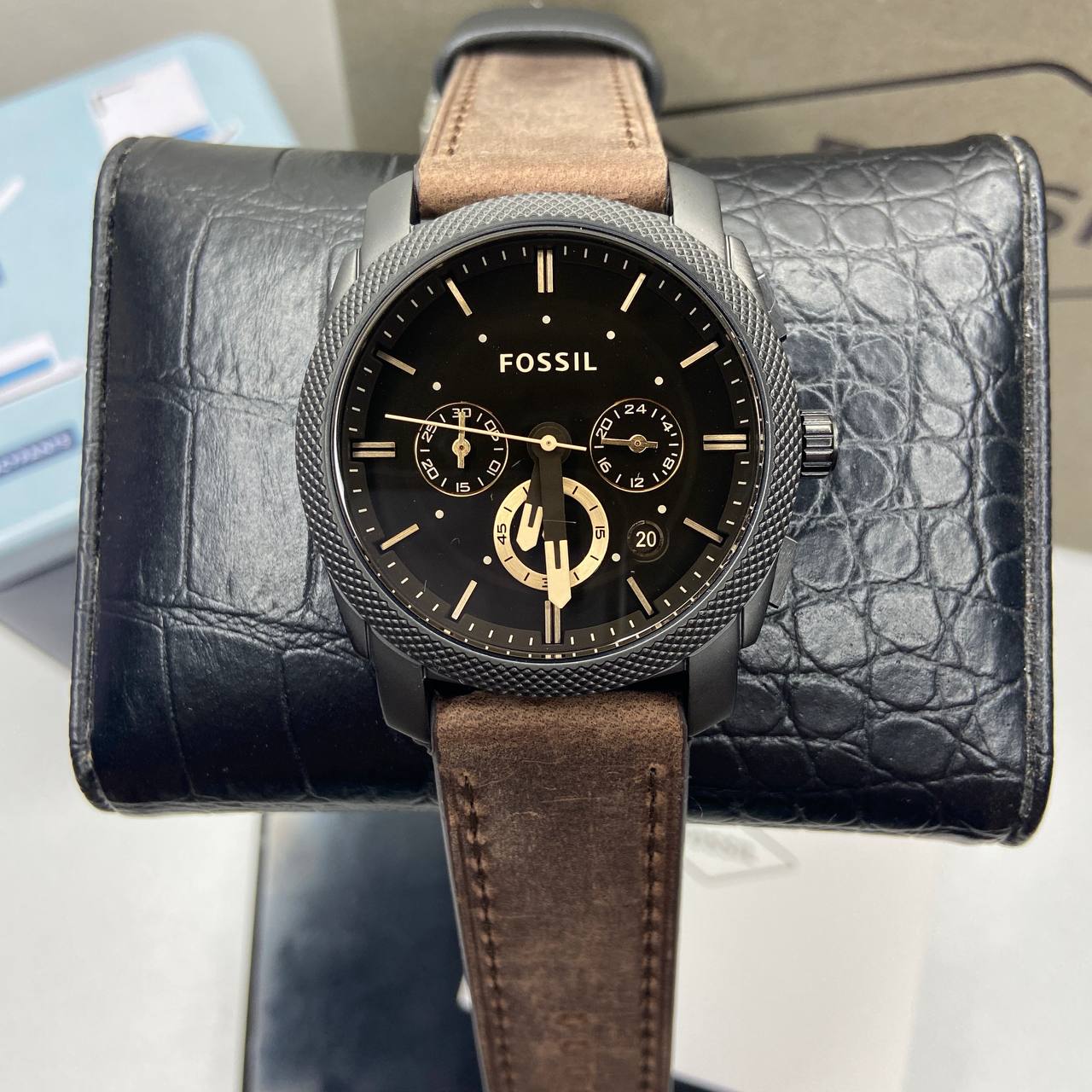 FOSSIL FS4656 Brown Leather Chronograph