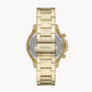 FOSSIL Men's Bannon Multifunction Gold Tone Stainless Steel Watch BQ2493
