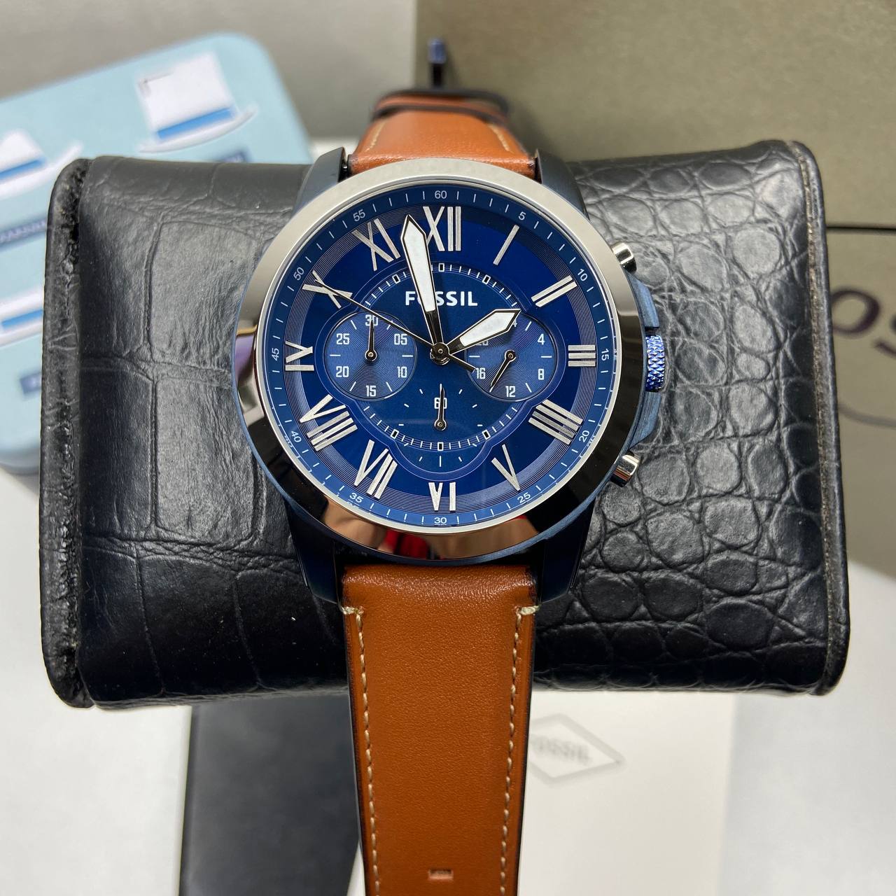 FOSSIL FS5151 Leather Chronograph