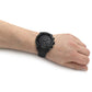 FOSSIL Men's Bronson Chronograph Black Stainless Steel Watch FS5712
