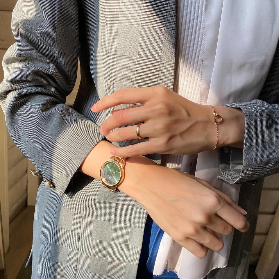 DANIEL WELLINGTON Iconic Link Emerald for Her