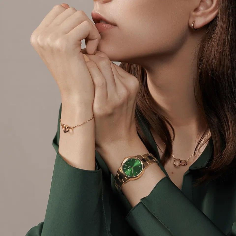 DANIEL WELLINGTON Iconic Link Emerald for Her