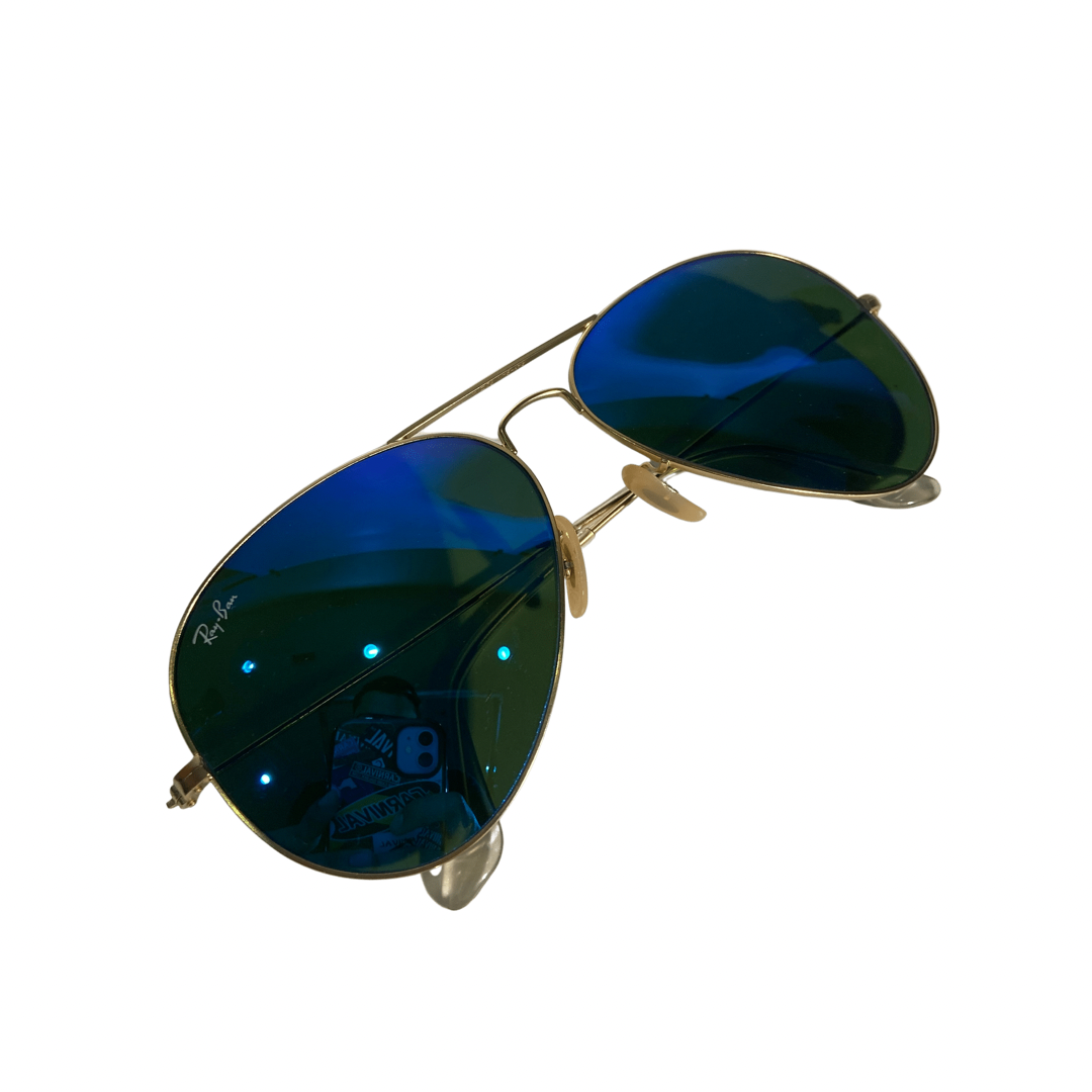 [Preloved] Rayban Sunglasses 1 Blue Finish