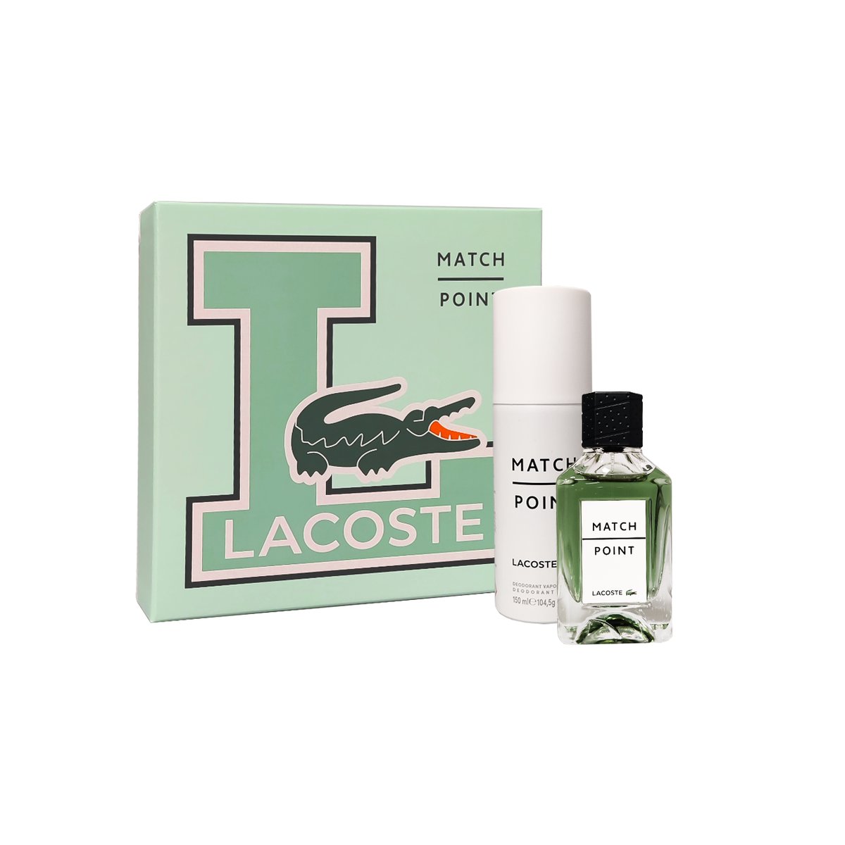 [Gift Set] Lacoste Match Point Eau De Toilette 100ml for Him