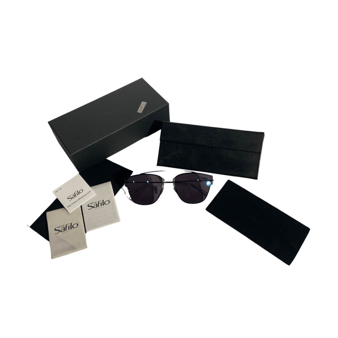 [Preloved] Christian Dior Sunglasses 1 Dark Brown Finish