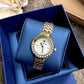 Swarovski Women's Lovely Crystals Mini Rose Gold Tone Metal Bracelet Watch 5261496