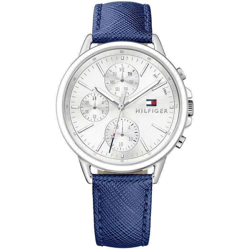 Tommy Hilfiger Women's Blue Leather Watch 1781791