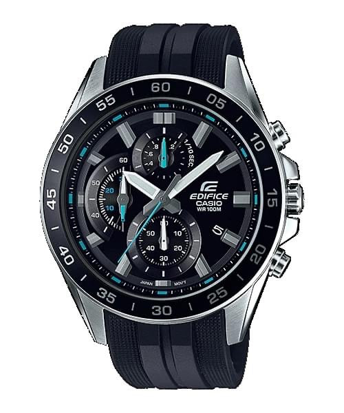 Casio Edifice EFV-550P-1A Men's Black Sport Resin Band Watch