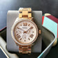 Fossil Cecile Multifunction Rose-Gold Tone Stainless Steel Ladies Watch AM4483