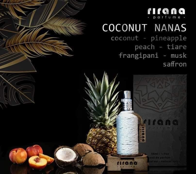 [NICHE PERFUME] Rirana Handcrafted Parfume Coconut Nanas Eau De Parfum 50ml Unisex