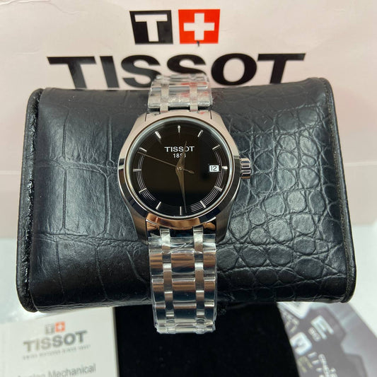 TISSOT T-Classic Couturier Quartz Black Dial T035.210.11.051.00 for Women