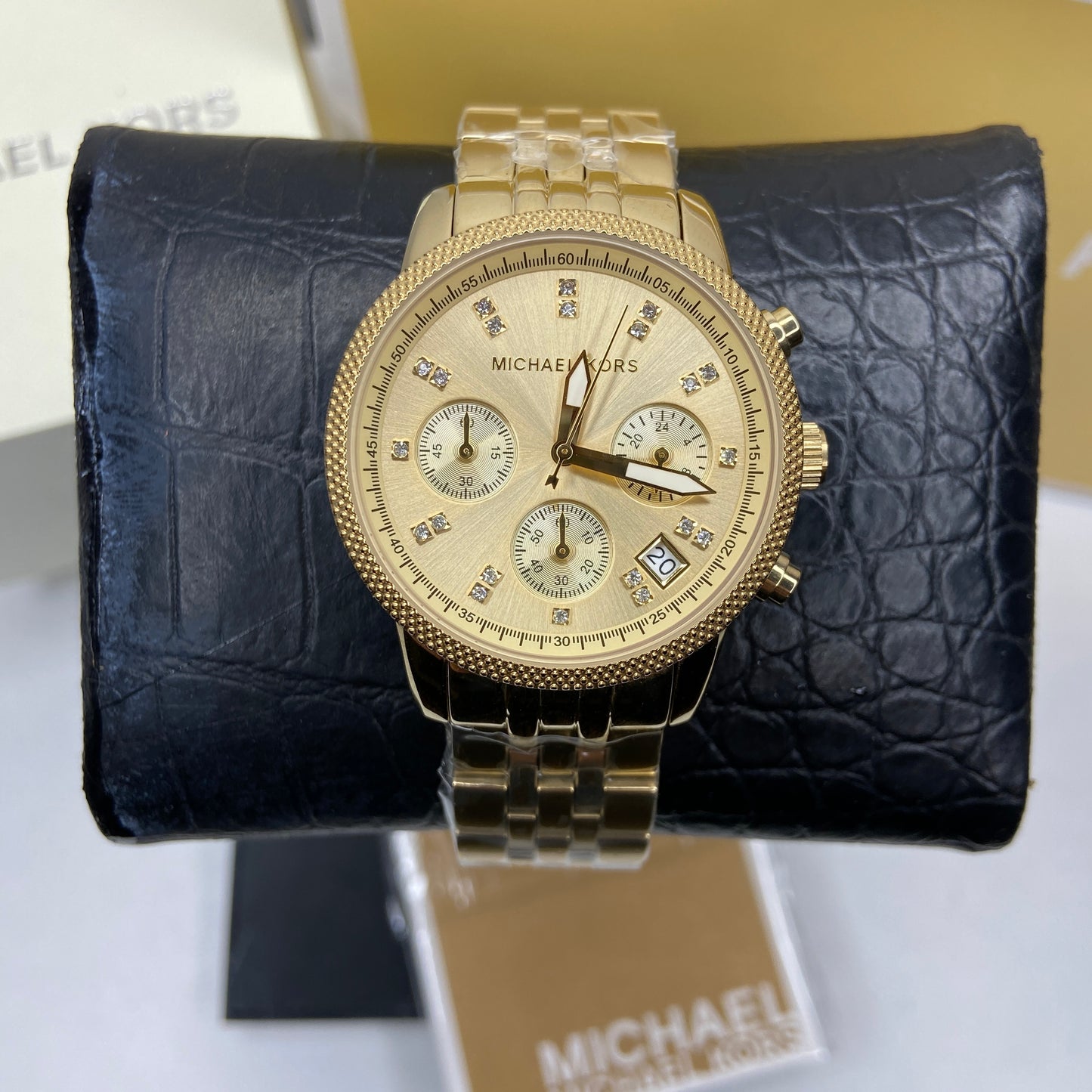 Michael Kors Ritz Chronograph Gold-tone Ladies Watch MK5676