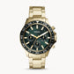 FOSSIL Men's Bannon Multifunction Gold Tone Stainless Steel Watch BQ2493