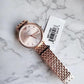 Emporio Armani Women's Rose Gold Stainless Steel Watch AR11062