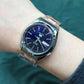 Seiko 5 SNKL43K1 Automatic See-thru Back Case Blue Dial Stainless Steel Watch