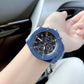 Guess Blue Case Silicone Watch GW0268G3