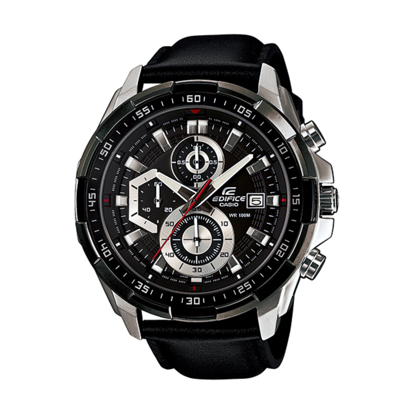 Casio Edifice EFR-539L-1AV Men's Leather Band Watch