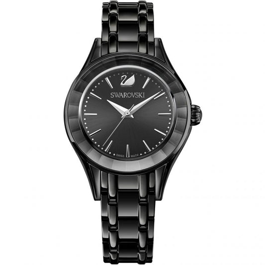 SWAROVSKI Alegria Quartz Black Dial Stainless Steel Watch 5188824