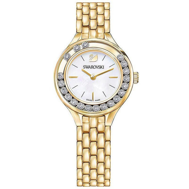 Swarovski Women's Lovely Crystals Mini Gold Tone Metal Bracelet Watch 5242895