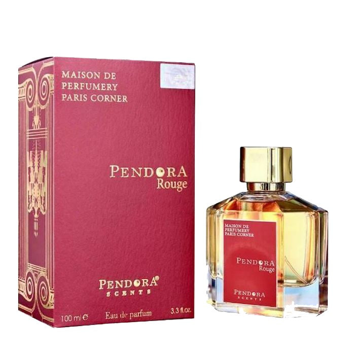 Maison De Perfumery Paris Corner Pendora Rouge 100ml  Eau De Parfum UNISEX [Dupe of MFK Baccarat Rouge 540]