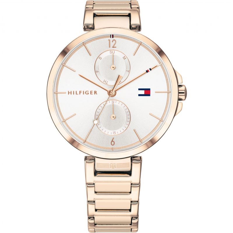 TOMMY HILFIGER Women's Analog White Dial 1782124