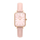 Daniel Wellington Quadro Pressed Rouge Mother of Pearl Pink Dial Rosegold Watch for Her