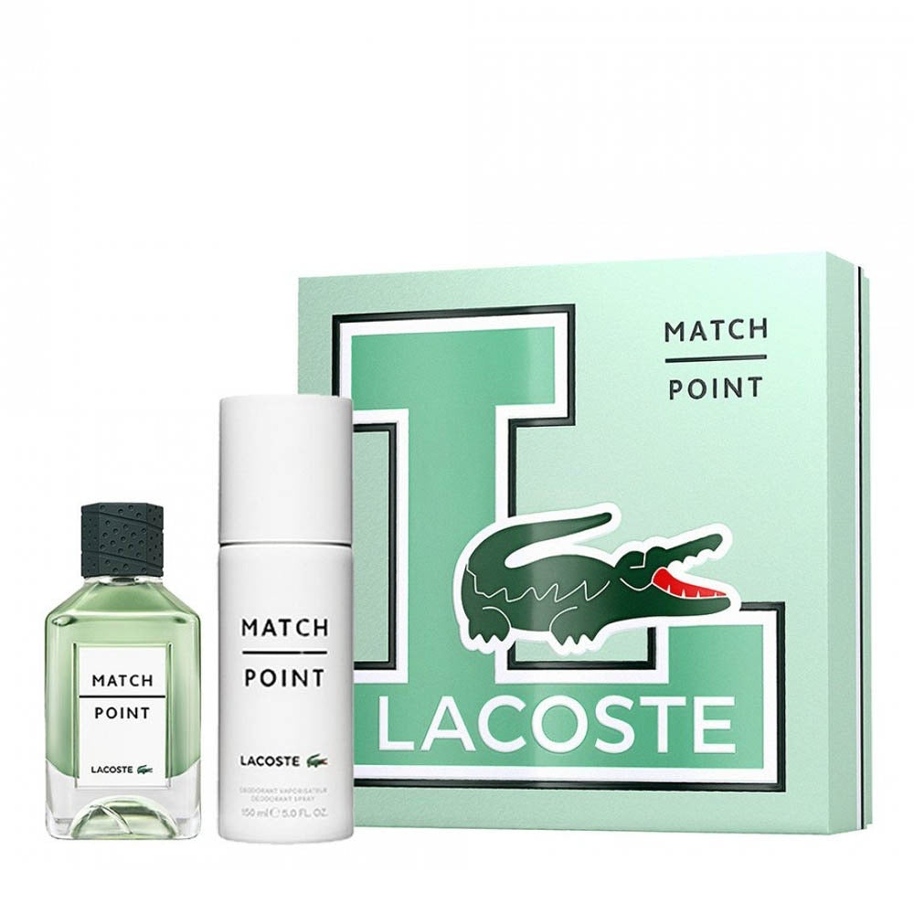 [Gift Set] Lacoste Match Point Eau De Toilette 100ml for Him
