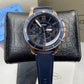 FOSSIL FS5237 Blue Leather Chronograph